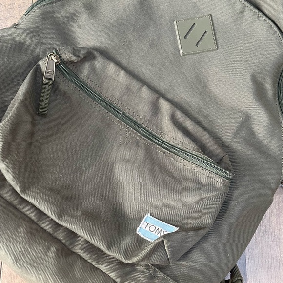 TOMS green backpack - Picture 4 of 5
